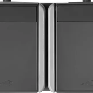 TEM Serie Fontana Steckdose SET Schutzkontakt DOUBLE HORIZ TEM Serie Fontana Steckdose SET Schutzkontakt DOUBLE HORIZ