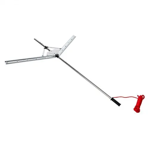VEVOR Teichrechen, Wasser Unkrautrechen mit 1219 mm max. Schnittbreite, Stahlklingen, See-Unkrautschneider mit 9 m Nylonseil, Seerechen zum Entfernen von Rohrkolben, Schilf, Seerosenblätter – Bild 9