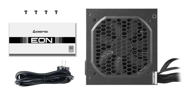 Chieftec EON ZPU-500S Netzteil 500 W 20+4 pin ATX ATX Schwarz – Bild 6