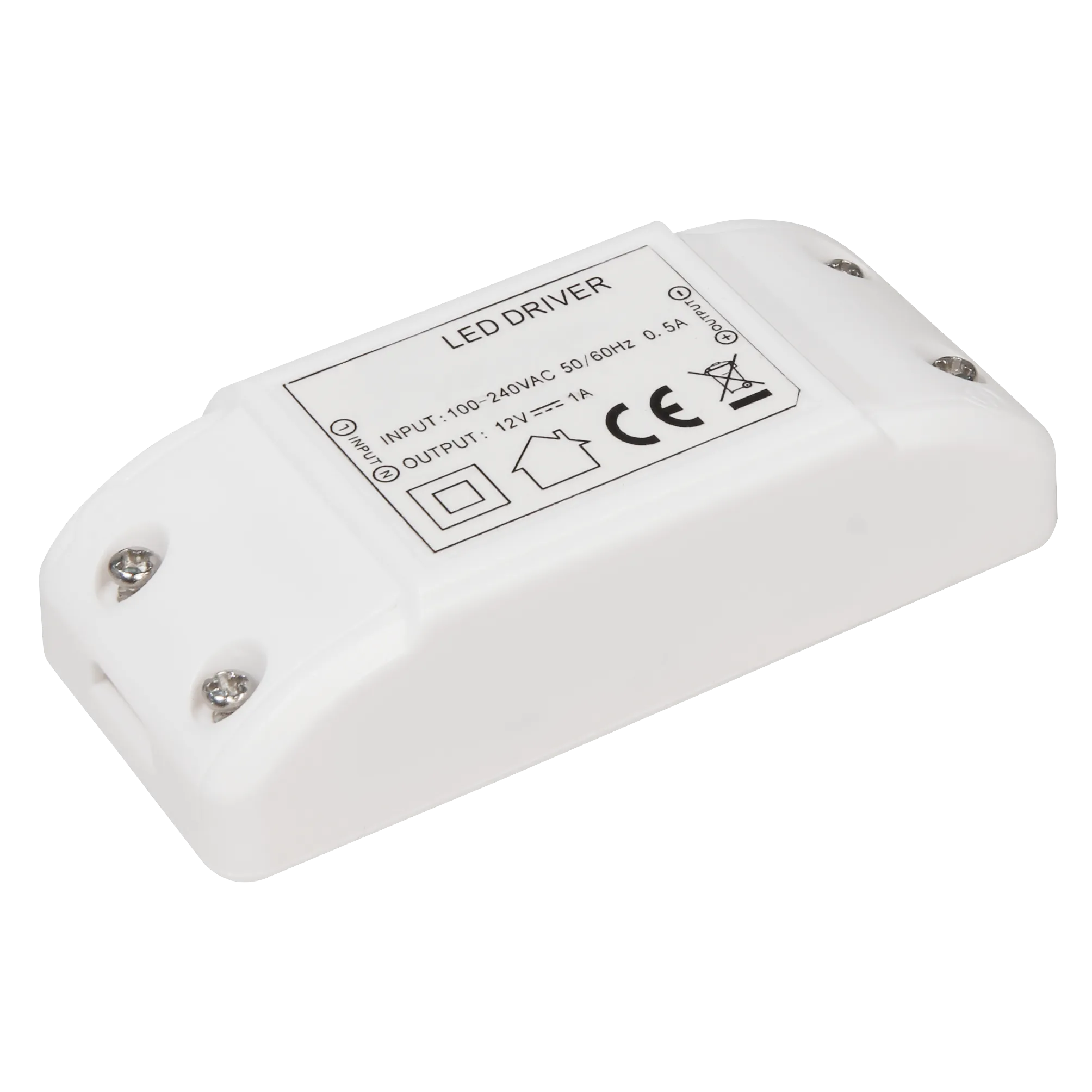Mini LED Trafo Konstantspannung 12V DC 0,5A 6W – Slim Netzteil (LED-Driver) Von Ledomec
