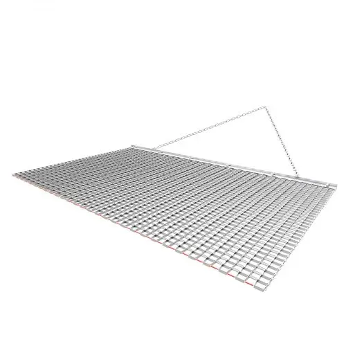 VEVOR Schleppegge 1525x914mm, Wiesenegge, Wiesenschleppe, Feldegge aus Verzinktem Stahl mit Anhängekette, Anbaugerät für ATVs, UTVs & Traktoren zum Einebnen von Schotterwegen, Fahrspuren & Feldern – Bild 8