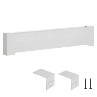 VEVOR Heizungsabdeckungen, Basic-Serie, 916 x 80 x 193 mm, Standard-Frontabdeckung für Heizkörper elektrische Heizgeräte, Ersatzabdeckung aus robustem Stahl, für Schlafzimmer, weiß VEVOR Heizungsabdeckungen, Basic-Serie, 916 x 80 x 193 mm, Standard-Frontabdeckung für Heizkörper elektrische Heizgeräte, Ersatzabdeckung aus robustem Stahl, für Schlafzimmer, weiß