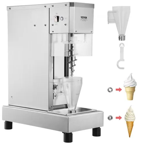 VEVOR Eiscreme-Mixer, 750 W Hochgeschwindigkeits-Eiscreme-Maschine, Mixer, Rührmaschine 1740 U/min, Eiscreme-Shaker aus Edelstahl 304, langer Griff + PC-Schutzschild, anpassbar mit jeder Eiscreme-Sorte VEVOR Eiscreme-Mixer, 750 W Hochgeschwindigkeits-Eiscreme-Maschine, Mixer, Rührmaschine 1740 U/min, Eiscreme-Shaker aus Edelstahl 304, langer Griff + PC-Schutzschild, anpassbar mit jeder Eiscreme-Sorte