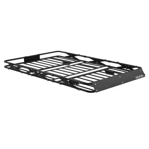 VEVOR Dachträgerkorb 1626 x 990 x 102 mm Dachgepäckkorb mit Klappmechanismus Tragkraft bis 90,72 kg Wetterfester Faltbarer Autodachkorb aus Legierungsstahl Dachtransportkorb Geeignet für SUVs Pickups – Bild 8