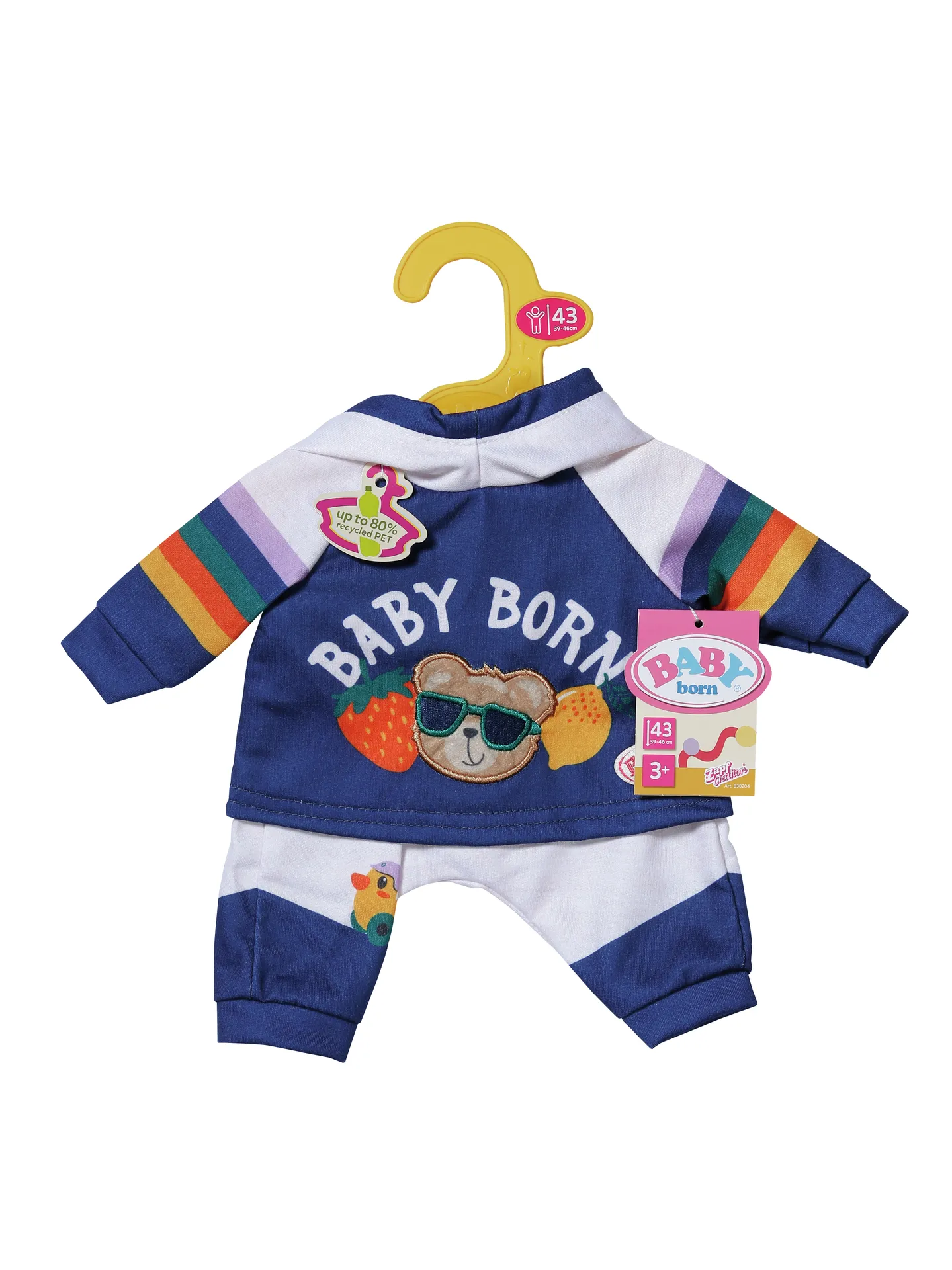 BABY born Jogging Suit Navy 43cm Puppen-Kleiderset – Bild 2