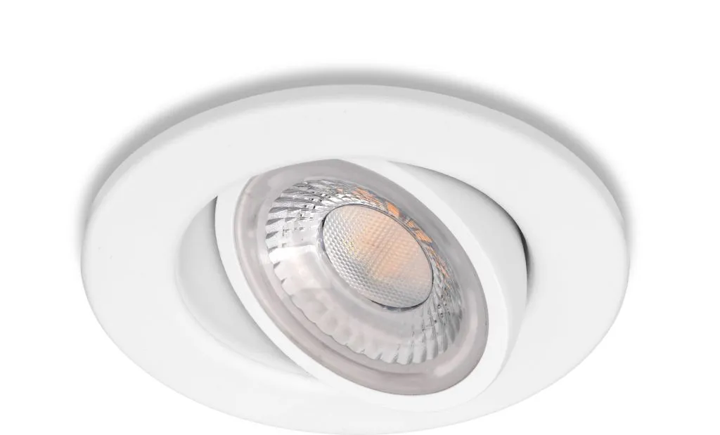 Synergy21 PHOS LED Deckeneinbauspot schwenkbar rund weiß – CCT & Power Switchable – Bild 7