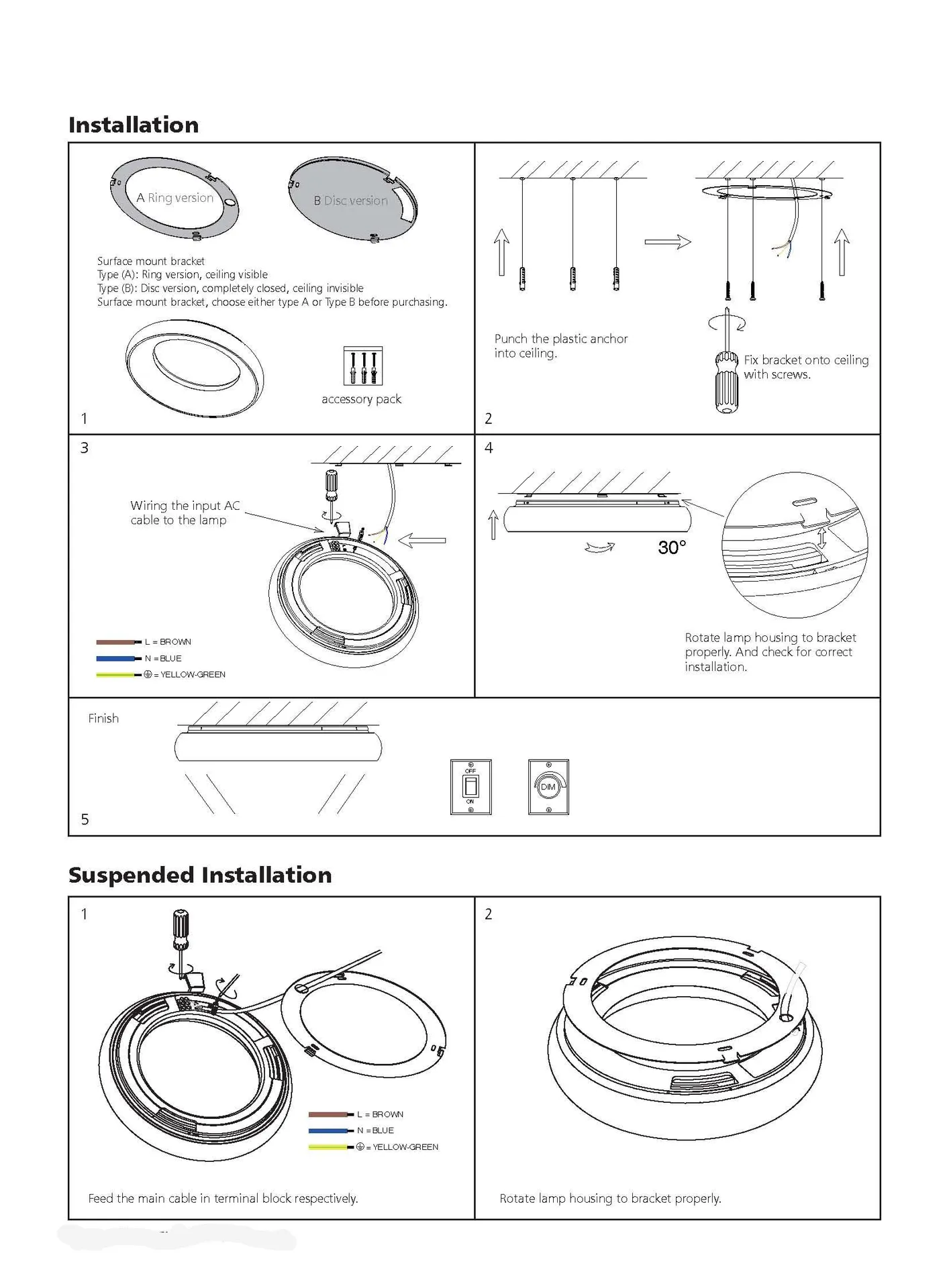 Synergy 21 LED Rundleuchte Donut ww schwarz 35w Synergy 21 LED Rundleuchte Donut ww schwarz 35w