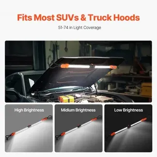 VEVOR Werkstattlampe 2300 LM, Arbeitsleuchte 6000 mAh, wiederaufladbares LED-Licht, Arbeitslampe für Mechaniker mit Haken, für Autoreparatur, Inspektion, Garage, Werkstatt, Notbeleuchtung VEVOR Werkstattlampe 2300 LM, Arbeitsleuchte 6000 mAh, wiederaufladbares LED-Licht, Arbeitslampe für Mechaniker mit Haken, für Autoreparatur, Inspektion, Garage, Werkstatt, Notbeleuchtung