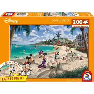 Thomas Kinkade Studios: Disney – Mickey & Minnie in Florida, Puzzle Thomas Kinkade Studios: Disney – Mickey & Minnie in Florida, Puzzle
