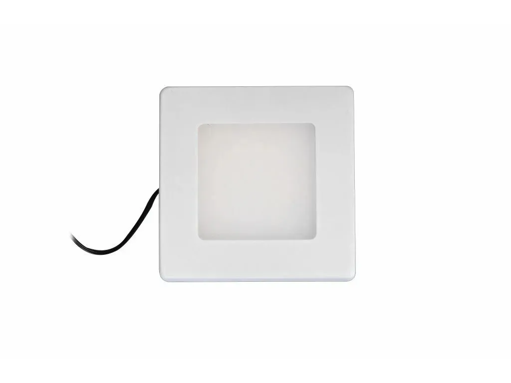 Synergy 21 Downlight Square / 3000K Weiß / 12V / 76 x 76 x 10mm Möbelleuchte mit AMP Stecker Synergy 21 Downlight Square / 3000K Weiß / 12V / 76 x 76 x 10mm Möbelleuchte mit AMP Stecker