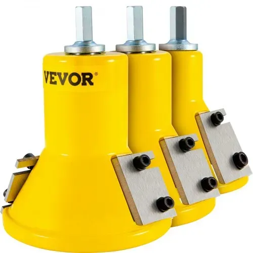 VEVOR Zapfenschneider Forstnerbohrer 25,4 mm & 38 & 50,8 mm, 2 Klingen Zapfenschneider Forstner Bit Zapfenschneider Set für Balkenbetten, Balkengeländer, Balkenzäune, Balkentische usw. Forstnerbohrer – Bild 8