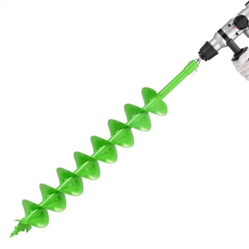 VEVOR Erdbohrer für Bohrmaschine, Ø 100×790 mm Gartenbohrer, kompatibel mit Bohrern mit 20 mm Innendurchmesser, Pfahlbohrer, Durchlässenbohrer, Grabungswerkzeug zum Pflanzen und Bohren VEVOR Erdbohrer für Bohrmaschine, Ø 100×790 mm Gartenbohrer, kompatibel mit Bohrern mit 20 mm Innendurchmesser, Pfahlbohrer, Durchlässenbohrer, Grabungswerkzeug zum Pflanzen und Bohren