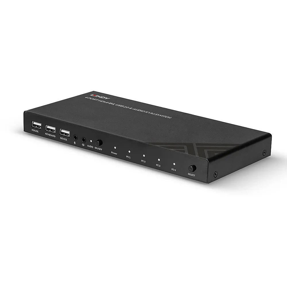 Lindy 32810 Tastatur/Video/Maus (KVM)-Switch Schwarz – Bild 5