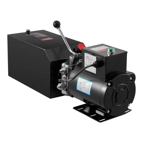 VEVOR 14 Qt Hydraulikaggregat einfachwirkende Stahlpumpe für Kippanhänger, 22 MPa max. Entlastungsdruck & 6,3 L/min Durchflussrate, Hydraulikpumpe mit Metallbehälter zum Anheben von Kippanhängern – Bild 10