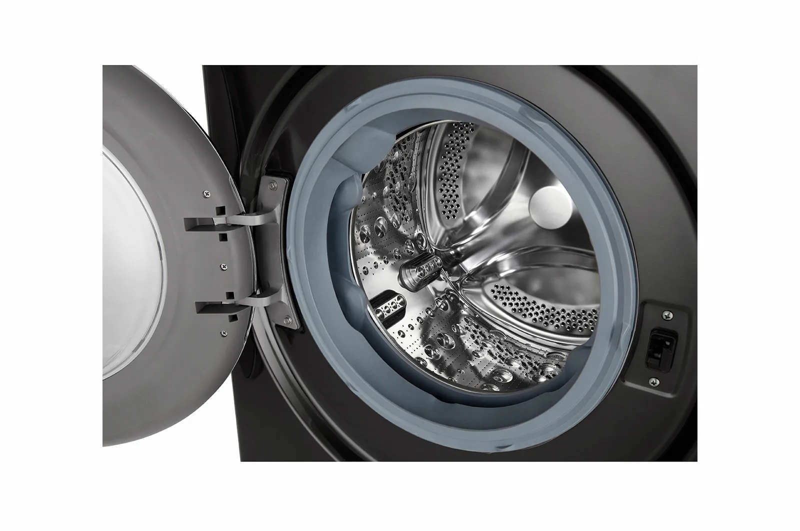 LG F6WV710P2S Waschmaschine Frontlader 10,5 kg 1560 RPM Schwarz, Edelstahl – Bild 4