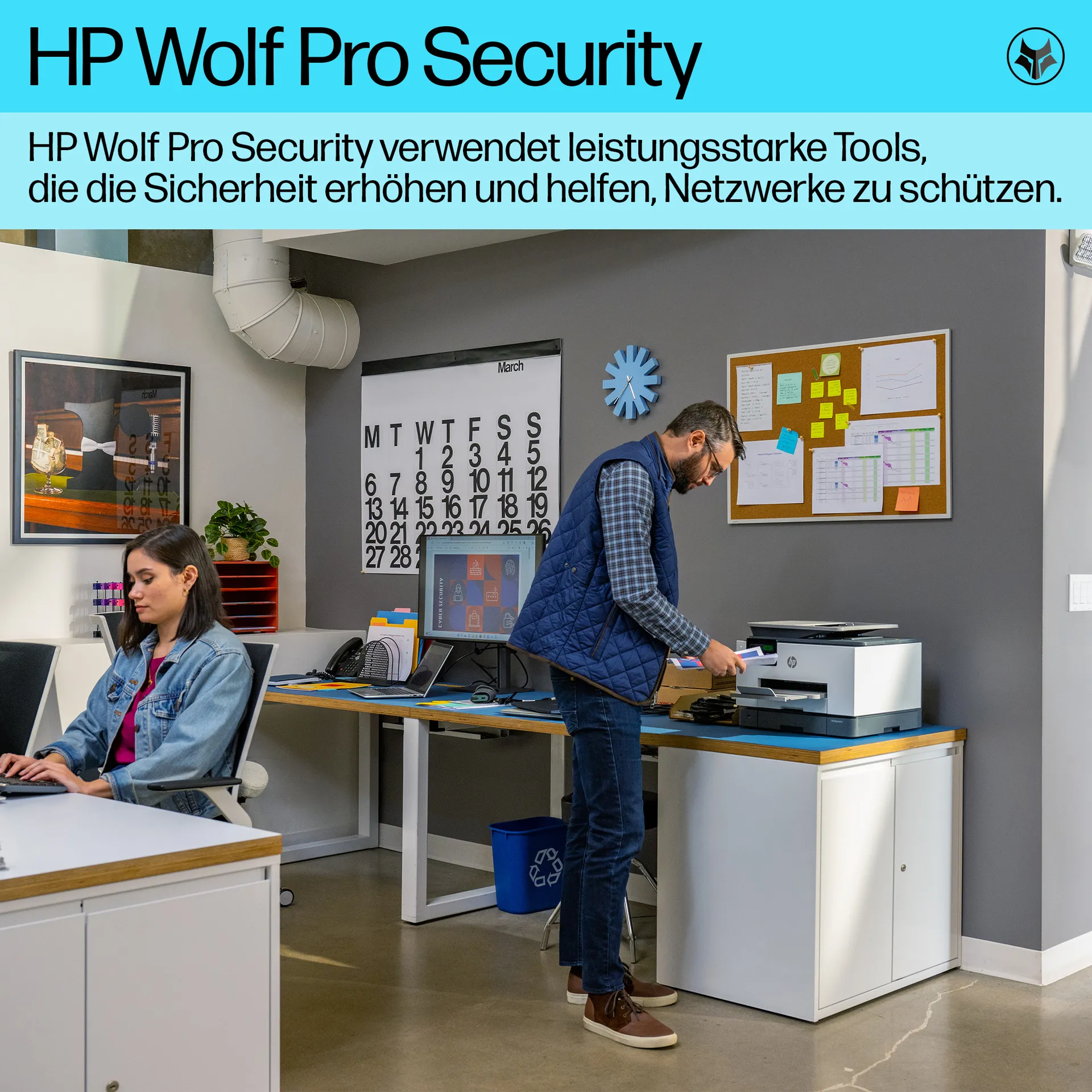 HP OfficeJet Pro 9130b Wireless All-in-One Farbe Drucker, Beidseitiger Druck; Kopierer, Scanner – Bild 6