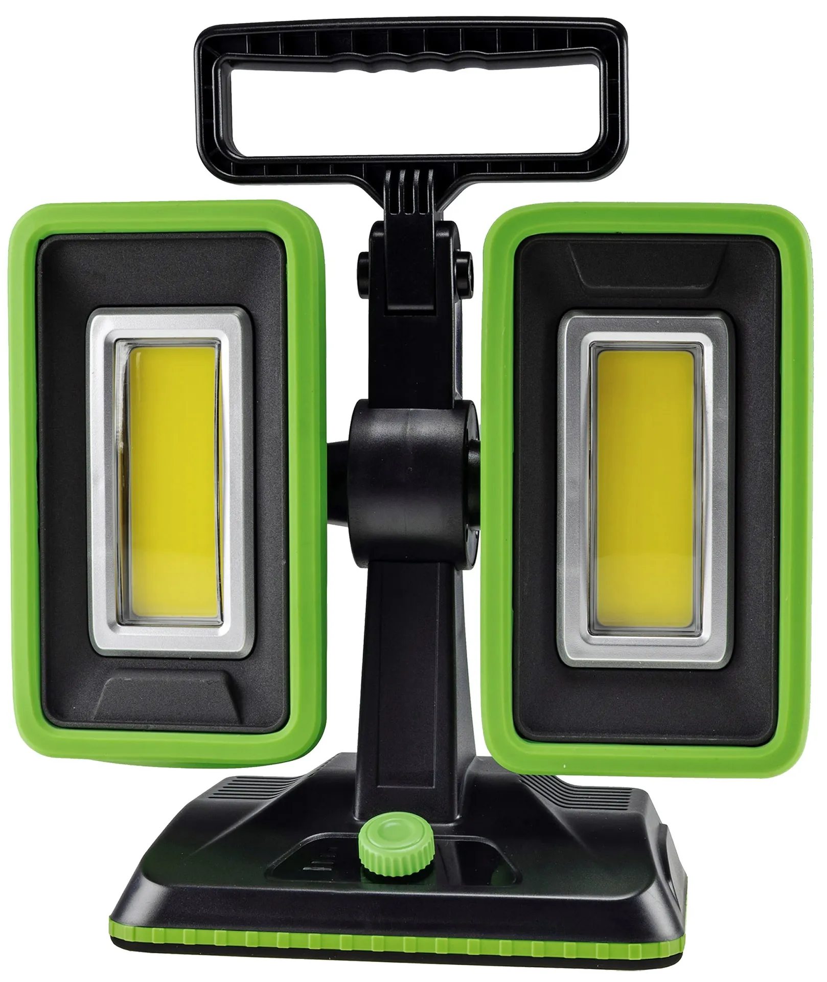 LED Baustrahler mit Akku „BSA-60 duo“ 2x30W, 5600lm, 4500K / neutralweiß LED Baustrahler mit Akku „BSA-60 duo“ 2x30W, 5600lm, 4500K / neutralweiß