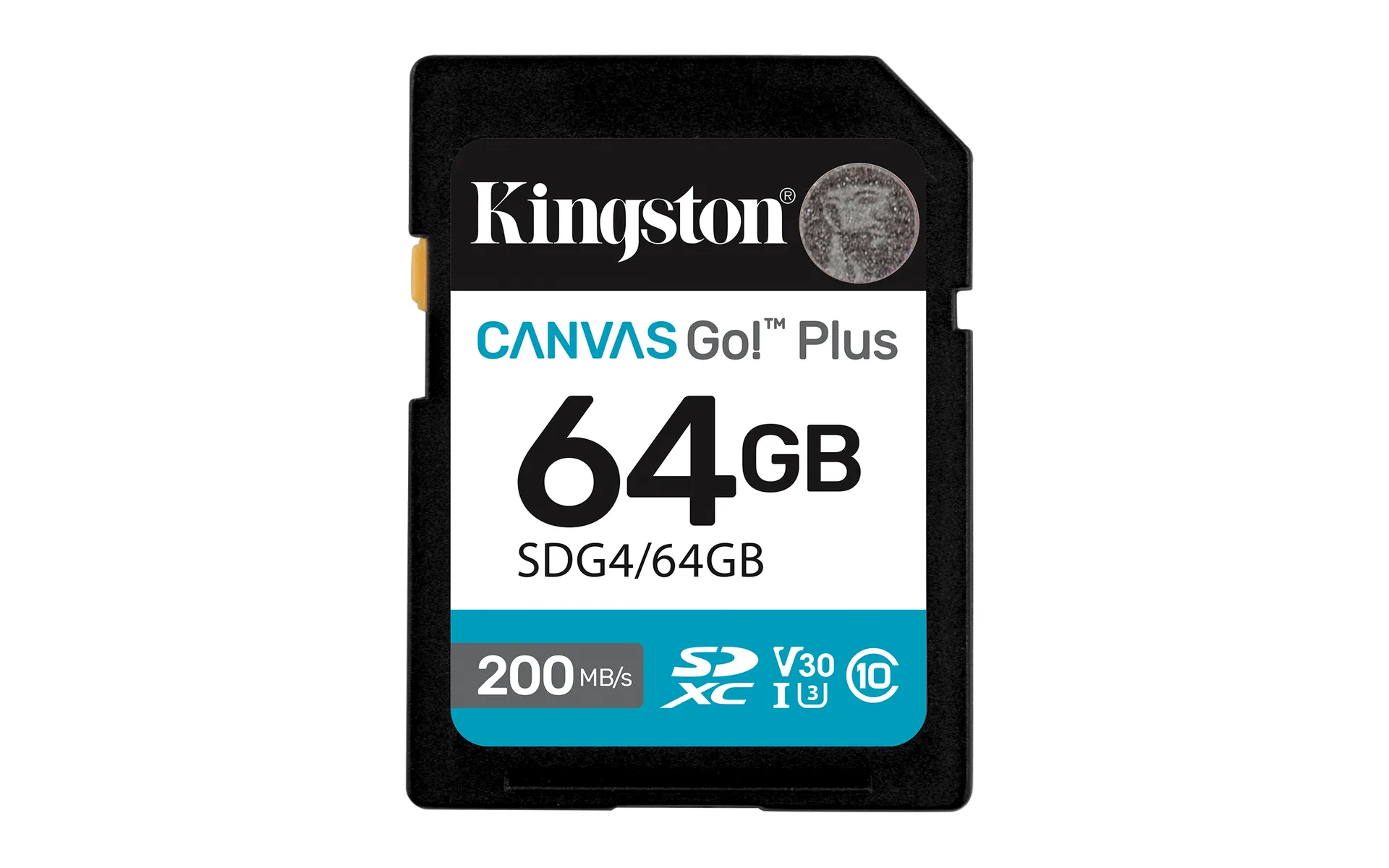 Kingston Technology Canvas Go! Plus 64GB SDXC Canvas Go Plus Gen4 200MB/s C10 UHS-I U3 V30 Kingston Technology Canvas Go! Plus 64GB SDXC Canvas Go Plus Gen4 200MB/s C10 UHS-I U3 V30