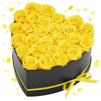 VEVOR 27 Stk. Ewige Rosen in Herzform Box, konservierter Blumenstrauß, Blumen Geschenkbox für ihre Frau, Mütter, Liebespartner, zur Hochzeit, zum Muttertag, Valentinstag, Weihnachten, Gelb VEVOR 27 Stk. Ewige Rosen in Herzform Box, konservierter Blumenstrauß, Blumen Geschenkbox für ihre Frau, Mütter, Liebespartner, zur Hochzeit, zum Muttertag, Valentinstag, Weihnachten, Gelb