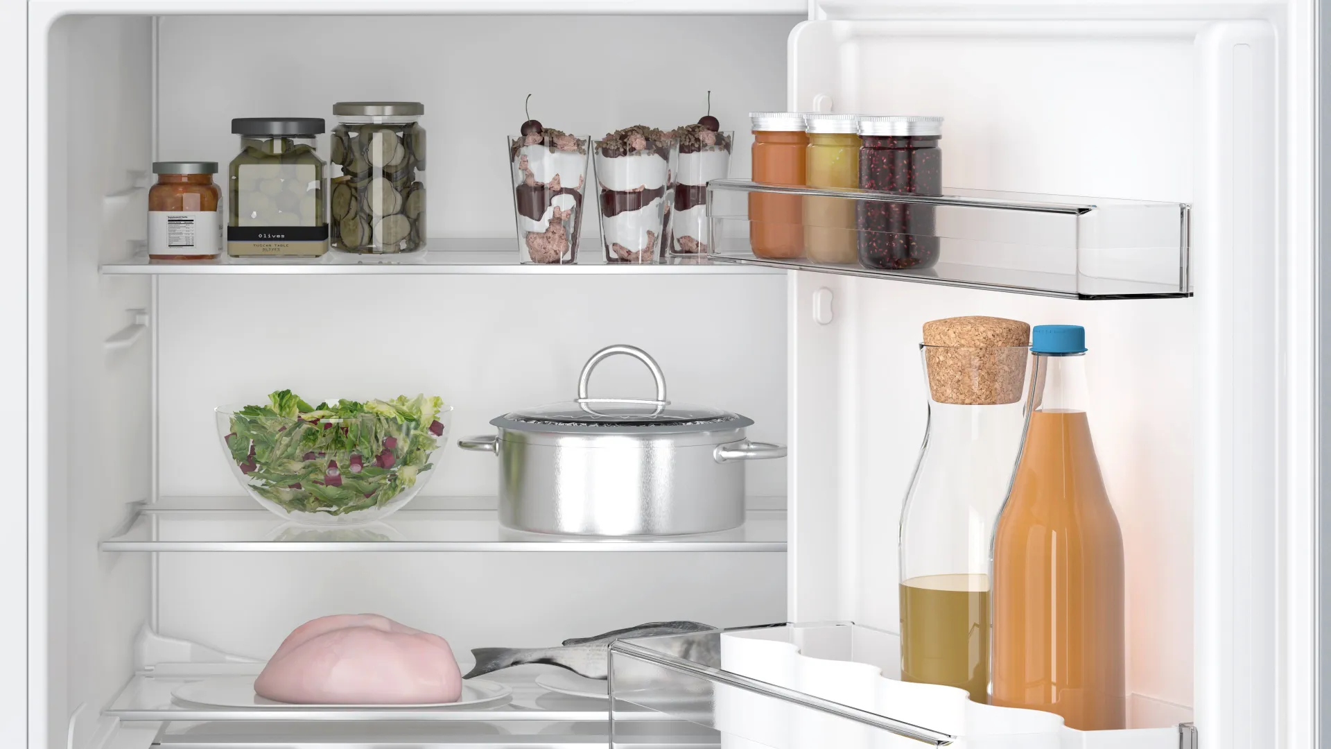 Bosch Serie 4 KUR21VFE0 Kühlschrank Integriert 134 l E Weiß – Bild 2