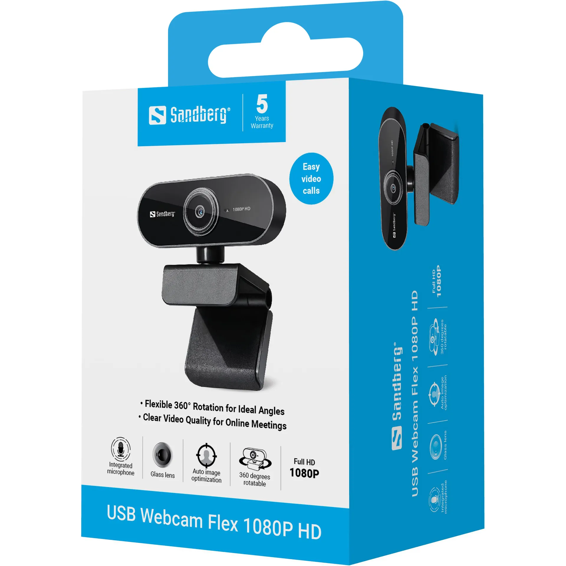 Sandberg USB Webcam Flex 1080P HD – Bild 6