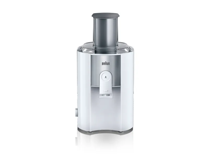Braun J 500 WH Entsafter 900 W Edelstahl, Weiß Braun J 500 WH Entsafter 900 W Edelstahl, Weiß