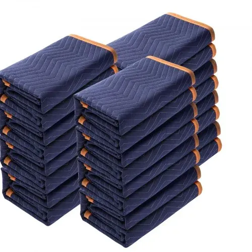 VEVOR 12x Umzugsdecken 2032x1829mm Möbeldecken Vliesstoff + recycelte Baumwolle Lagerdecken Umzug Packdecken Transport-Decken Möbelpackdecken Verpackungsdecken zum Schutz für Möbel – Bild 10