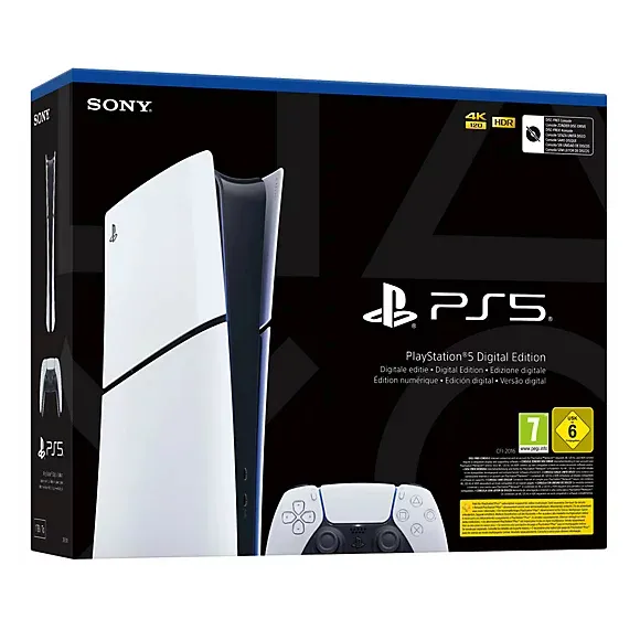 Sony PlayStation 5 Digital Edition 825 GB WLAN Schwarz, Weiß – Bild 5