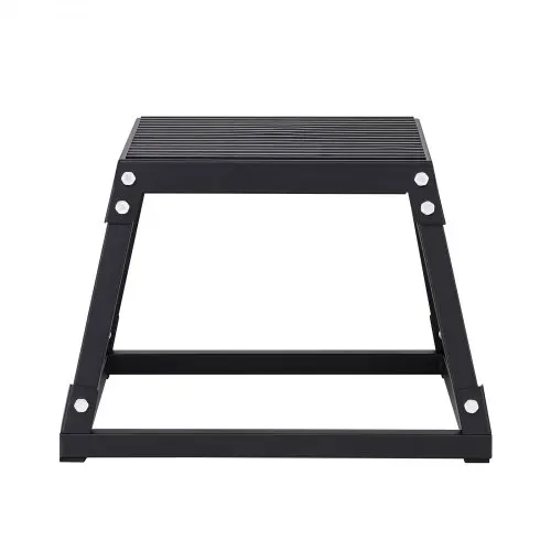 VEVOR Plyometrische Sprungbox, 305 mm Plyo-Box, Plyometrische Plattform Plyobox Schwarz, Rutschfeste Fitness-Übungs-Step-Up-Box für Heimtraining, Konditions-Krafttraining, Oberschenkel Trainieren – Bild 8