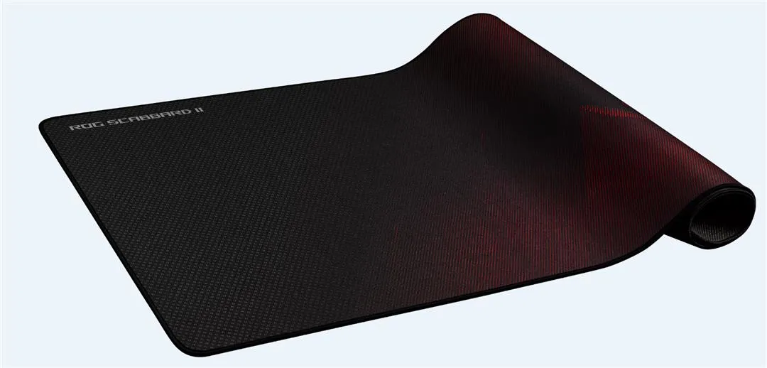 ASUS ROG Strix Scabbard II Gaming-Mauspad Schwarz, Rot – Bild 4