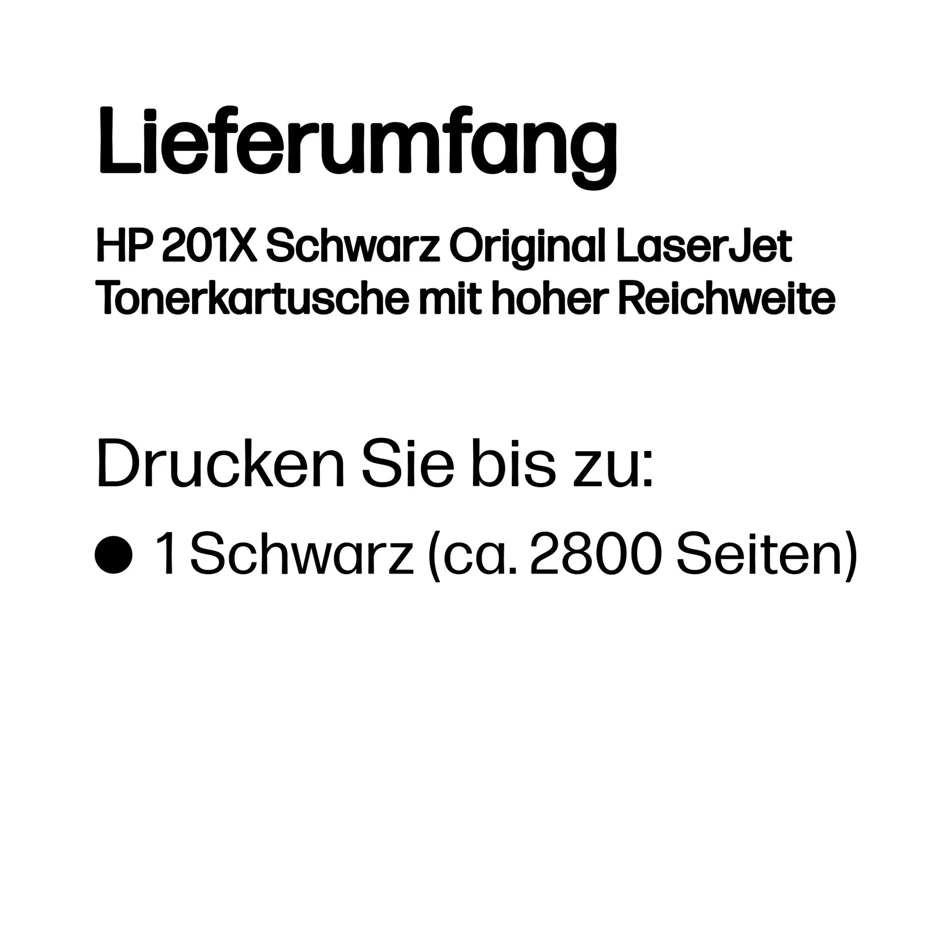 HP 201X Schwarz Original LaserJet Tonerkartusche mit hoher Reichweite – Bild 3