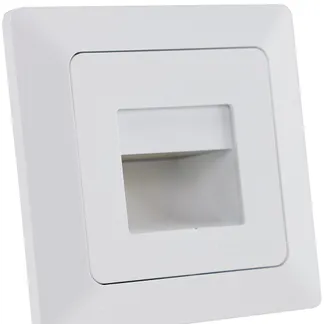 MILOS LED-Einbauleuchte „COB“ weiß matt 80x80mm, 3000k, warmweiß, 55Lumen MILOS LED-Einbauleuchte „COB“ weiß matt 80x80mm, 3000k, warmweiß, 55Lumen