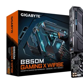 GIGABYTE B850M GAMING X WIFI6E Motherboard – AMD Ryzen 9000 Serien CPUs, 10+2+2 Phasen Digital VRM, bis zu 8200MHz DDR5 (OC), 1xPCIe 5.0 + 1xPCIe 4.0 M.2, 2.5LAN, WIFI 6E, USB 3.2 Gen 2. GIGABYTE B850M GAMING X WIFI6E Motherboard – AMD Ryzen 9000 Serien CPUs, 10+2+2 Phasen Digital VRM, bis zu 8200MHz DDR5 (OC), 1xPCIe 5.0 + 1xPCIe 4.0 M.2, 2.5LAN, WIFI 6E, USB 3.2 Gen 2.