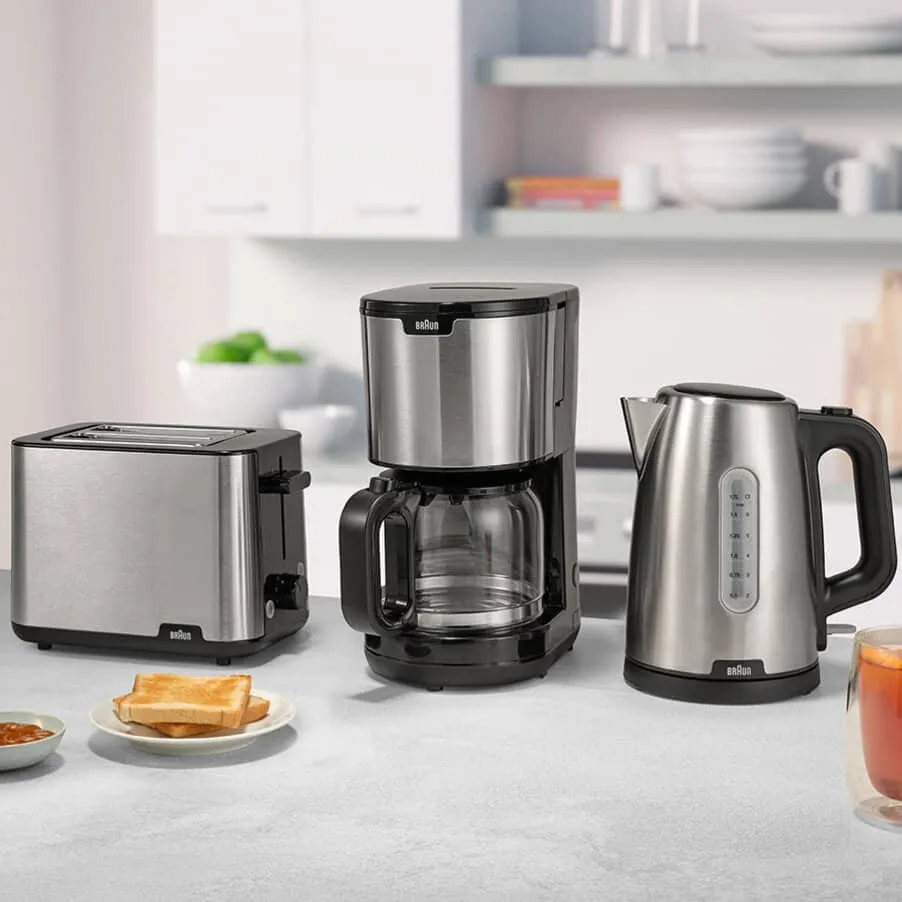 Braun PurShine WK102AI-WK1500BK Wasserkocher 1,7 l 2200 W Schwarz, Edelstahl – Bild 7