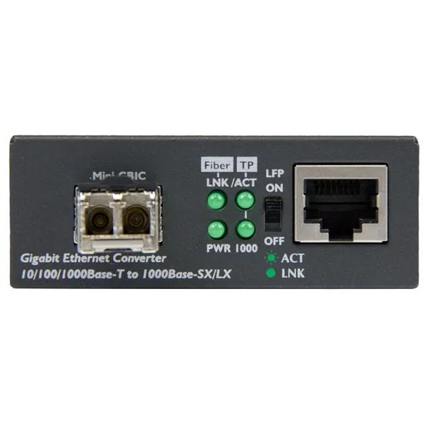 StarTech.com Gigabit Ethernet Glasfaser Medienkonverter - 850nm MM LC - 500m – Bild 3