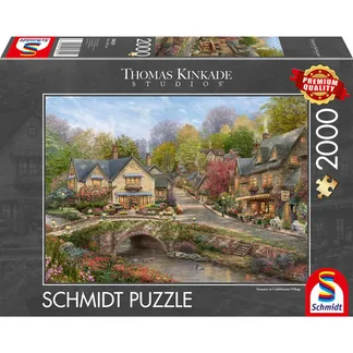Thomas Kinkade Studios: Sommer in Cobblestone Village, Puzzle Thomas Kinkade Studios: Sommer in Cobblestone Village, Puzzle