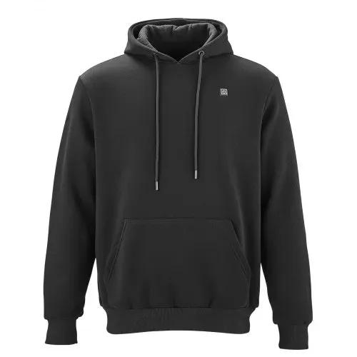 VEVOR Beheizbarer Hoodie, Unisex, Heizpullover mit 7,4 V 16000 mAh wiederaufladbarem Powerbank-Pack, 5 Heizzonen, 3 Temperaturstufen, 4–8 Stunden Wärme, für Winter-Outdoor-Camping, Schwarz, XXXL – Bild 8