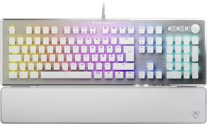 Turtle Beach Vulcan II Tastatur Gaming USB Deutsch Weiß – Bild 5
