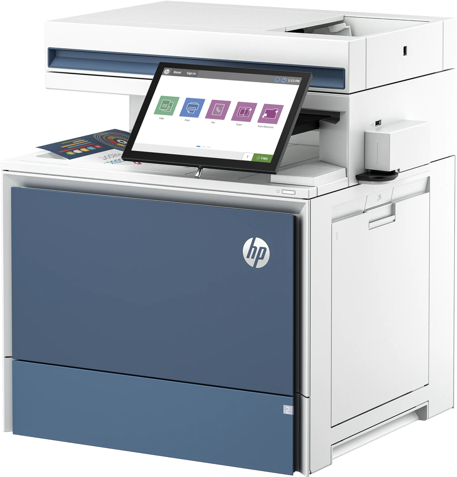HP Color LaserJet Enterprise Flow MFP 5800zf Drucker – Bild 3