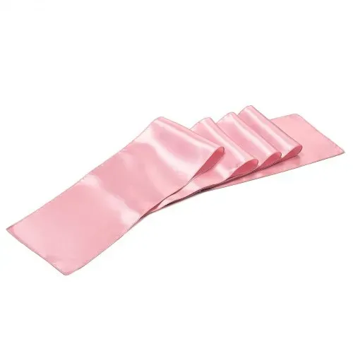 VEVOR Satin-Stuhlschärpen mit Schleifen (275x17 cm) 50 Stk. Stuhlbänder zum Binden, Stuhlbänder für Hochzeiten Bankett Dekorationen Veranstaltungen Bankettstuhlbezüge, Stuhlschleifen Rosegold – Bild 10