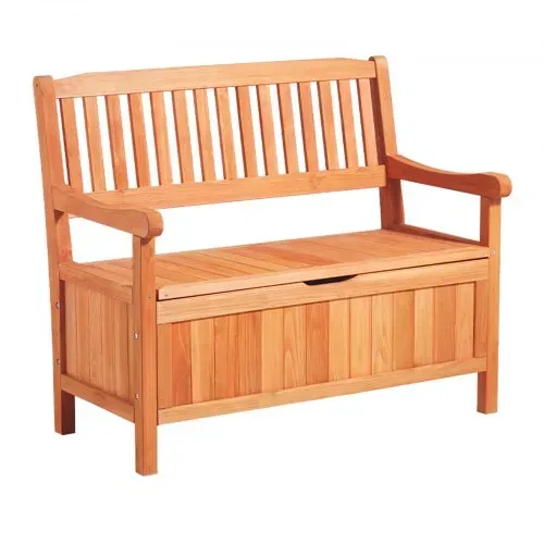 VEVOR Gartenbank, Truhenbank mit Stauraum, Aufbewahrungsbank, Tragkraft bis zu 328 kg, Gartensitzgelegenheit & Veranda-Dekoration, für Terrasse, Garten, Balkon, 106,5x58,5x90,1 cm – Bild 10