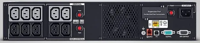 CyberPower USV, PR Tower/19"-PRIII-Serie, 750VA/750W, 2HE, Line-Interactive, reiner Sinus, LCD, USB/RS232/CLOUD Interface, – Bild 4