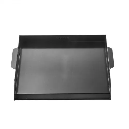 VEVOR Grillplatte Grillpfanne Karbonstahl universelle rechteckige Platte (502 x 370 mm) mit flacher Oberseite, Gasgrill-Grillplatte für BBQ-Grill Teppanyaki, tragbares Familienkochgeschirr mit Griff – Bild 9
