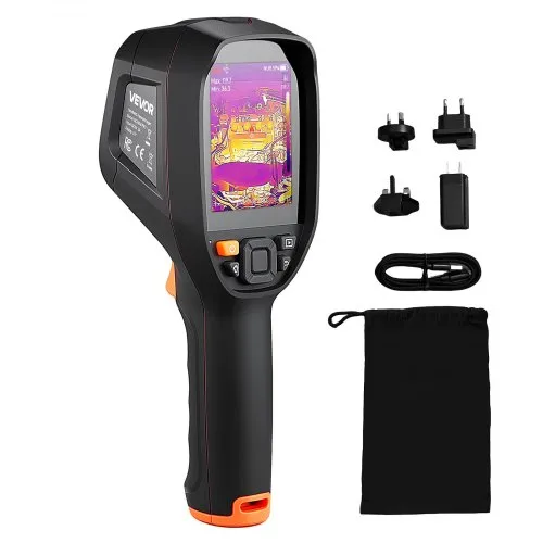 VEVOR Wärmebildkamera, TISR Superauflösung 512 x 384, Thermokamera mit 2MP visueller Kamera, 256 x 192 IR-Auflösung, 25 Hz Bildwiederholfrequenz, -20 °C bis 550 °C, 4 Bildmodi & 7 Farbpaletten VEVOR Wärmebildkamera, TISR Superauflösung 512 x 384, Thermokamera mit 2MP visueller Kamera, 256 x 192 IR-Auflösung, 25 Hz Bildwiederholfrequenz, -20 °C bis 550 °C, 4 Bildmodi & 7 Farbpaletten