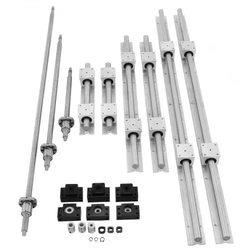 VEVOR Linearschiene SBR20, Linearlager-Gleitset 300, 600,1000 mm Lineare Schienen, Linearlagerschiene mit 3 Kugelumlaufspindeln von C7, Horizontale Linearführung für Automatisierungsmaschinen – Bild 10