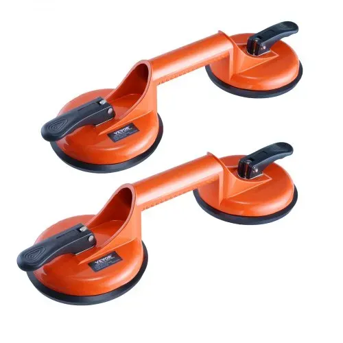 VEVOR Saugheber aus NBR Glasheber φ119mm Vakuumheber Belastbarkeit 85-150kg Glassauger Betriebstemperatur -20-60℃ Plattenheber Vakuum Saugnapf mit ergonomischem Alu-Griff – Bild 9