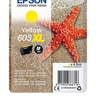 Epson Singlepack Yellow 603XL Ink Epson Singlepack Yellow 603XL Ink