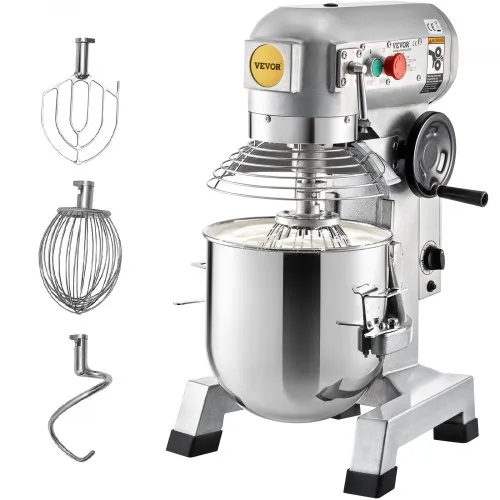 VEVOR Knetmaschine Küchenmaschine, 14 L Schüsselkapazität Knetmaschine, 3 Geschwindigkeit Rührbesen, Knethaken, Drahtseil, Edelstahlschüssel Teigmaschine 500 W, Silber Küchenmaschine Timerfunktion VEVOR Knetmaschine Küchenmaschine, 14 L Schüsselkapazität Knetmaschine, 3 Geschwindigkeit Rührbesen, Knethaken, Drahtseil, Edelstahlschüssel Teigmaschine 500 W, Silber Küchenmaschine Timerfunktion