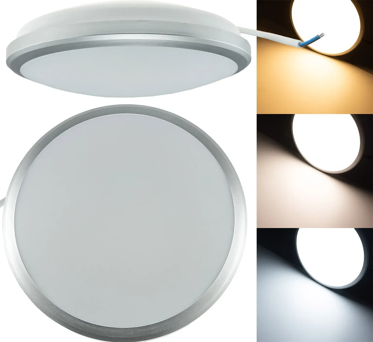 LED Deckenleuchte “Acronica 12 CCT” Ø 22cm, 12W, 1100lm, IP40 LED Deckenleuchte “Acronica 12 CCT” Ø 22cm, 12W, 1100lm, IP40