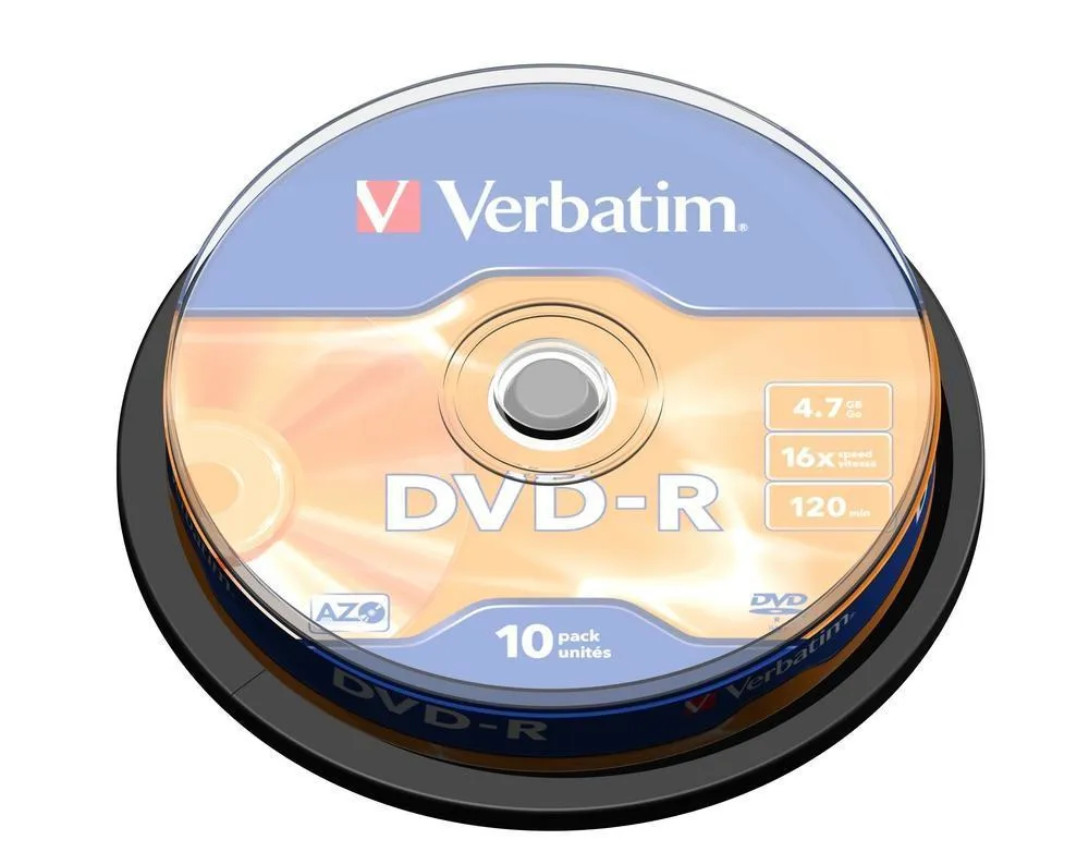 Verbatim DVD-R Matt Silver 4,7 GB 10 Stück(e) Verbatim DVD-R Matt Silver 4,7 GB 10 Stück(e)